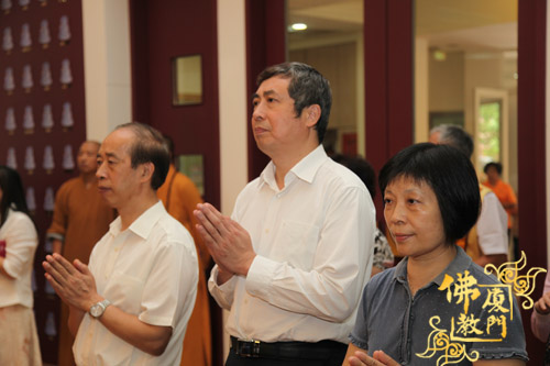 第五届海峡论坛·闽台佛教教育交流研讨会第二坛两岸和平祈福大法会在金门隆重举行(图19)