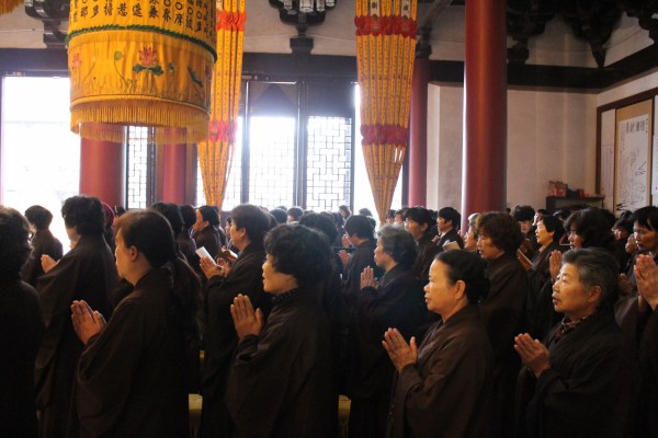 温州雁荡山能仁寺冬季弥陀佛七法会功德圆满(图9)