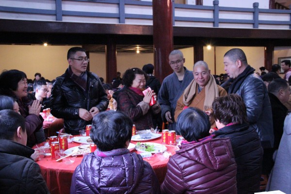 雁荡山能仁寺2016年举行新年团圆饭(图9) 雁荡山能仁寺2016年举行新年团圆饭(图9)