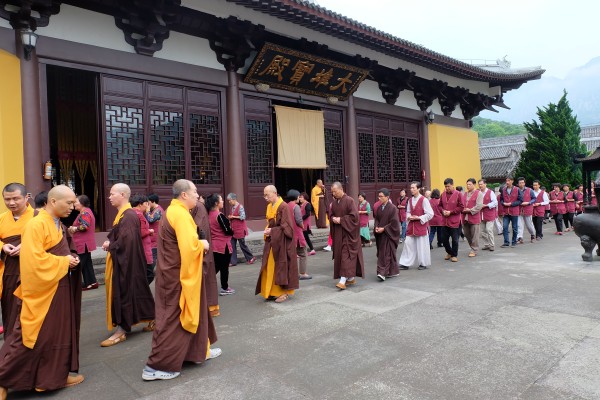 “雁荡山一日禅”第二期禅修活动今天在雁荡山能仁寺举行(图15)