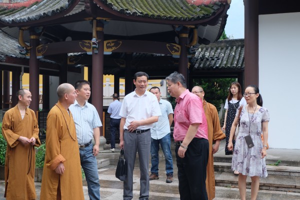 国家宗教局王健司长莅临温州雁荡山能仁寺调研(图5)