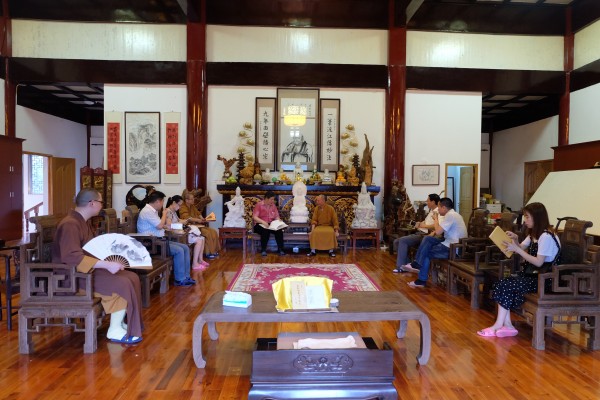 国家宗教局王健司长莅临温州雁荡山能仁寺调研(图9)