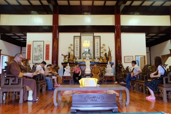 国家宗教局王健司长莅临温州雁荡山能仁寺调研(图13)