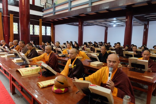 戊戌年农历九月十九观世音菩萨出家日， 能仁寺隆重举行祈福法会(图4)