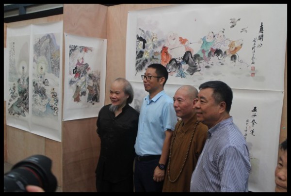 温州雁荡山能仁寺为庆祝建国70周年华诞举办书画展(图25)
