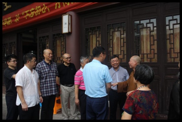 温州雁荡山能仁寺为庆祝建国70周年华诞举办书画展(图26)