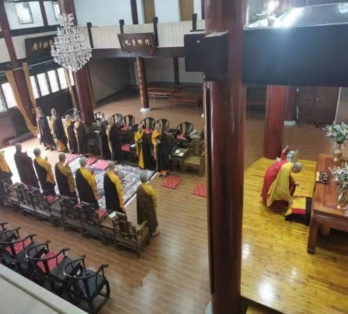 雁荡山能仁寺举行壬寅年结夏安居(图2)