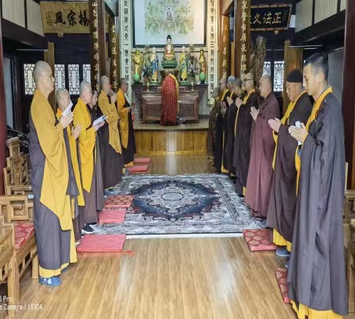 雁荡山能仁寺举行壬寅年结夏安居(图12)