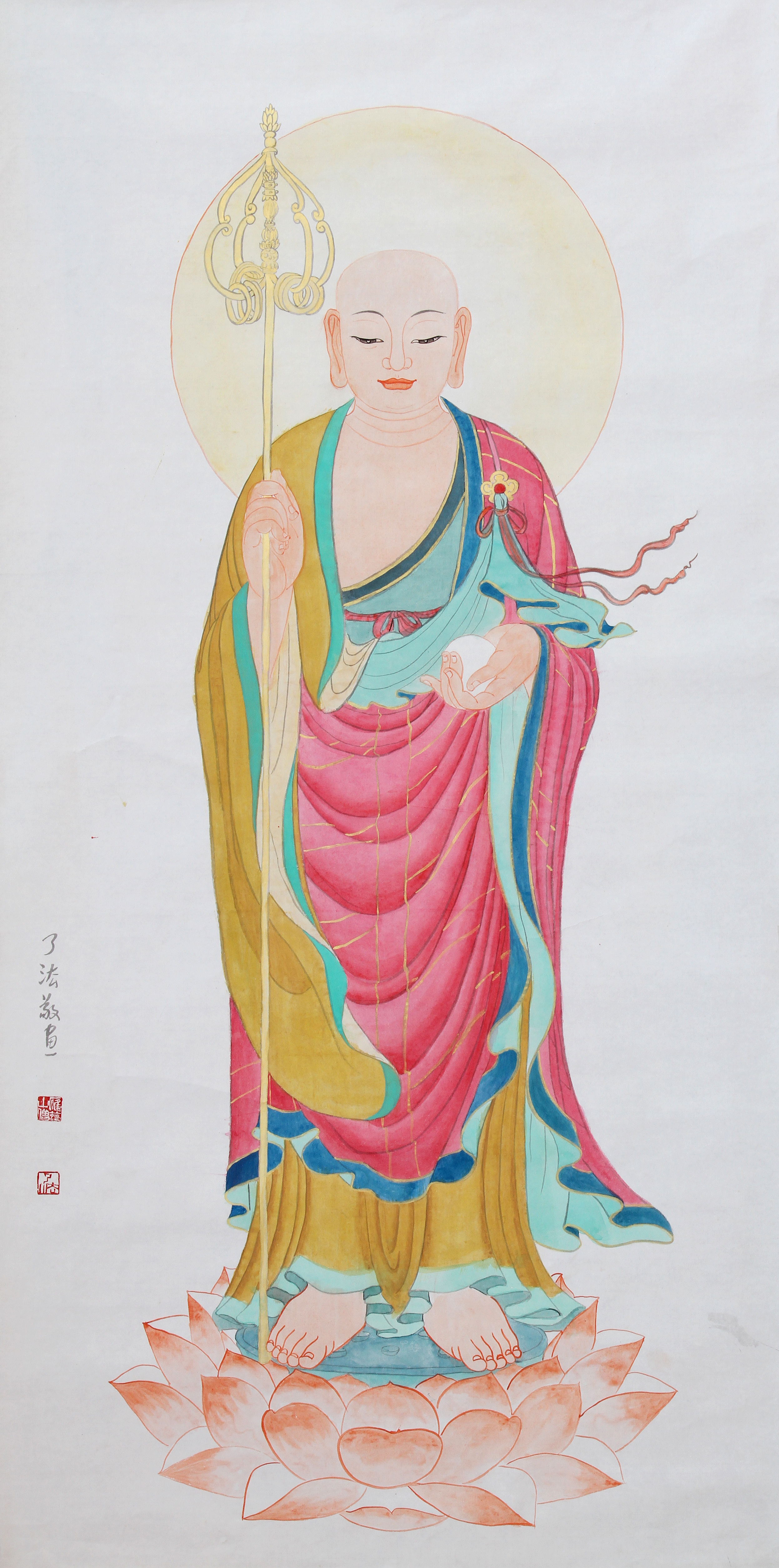 温州佛教书画院，迎亚运 庆国庆。 了法法师书画展(图8)